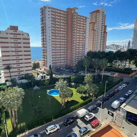 Apartamento Con Vistas Al Mar Poniente Avda Uruguay * 貝尼多姆